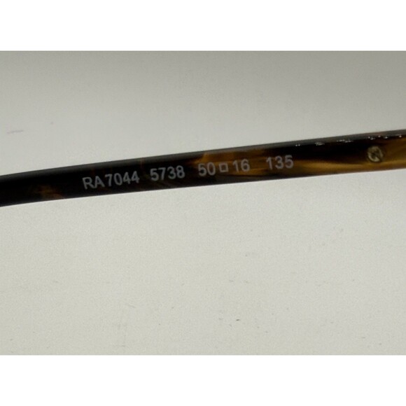 Ralph Lauren Eyeglasses Frame RA7044-5738 Tortoise 50-16-135 & Michael Kors Case - Picture 6 of 16